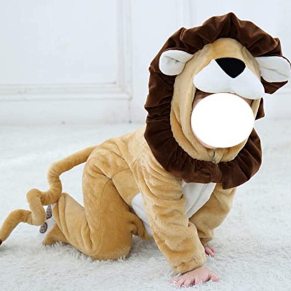 Halloween Costume - Boy's Girl's Lion Toddler's Jumpsuit (size 3-6 months)